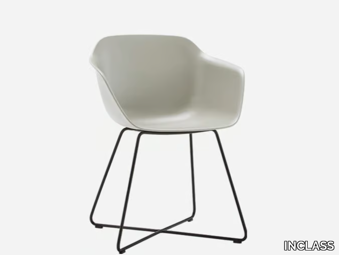 TAIA - Polypropylene chair with armrests _ INCLASS