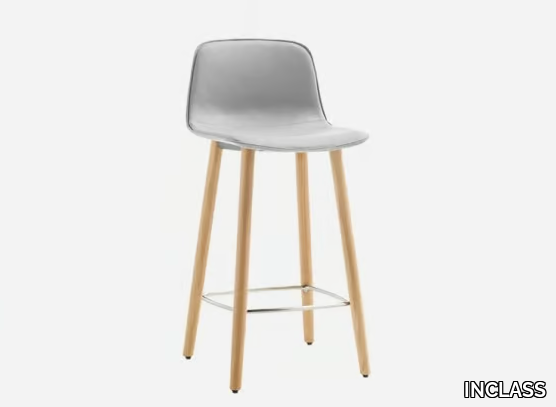 VARYA TAPIZ - Fabric stool with footrest _ INCLASS