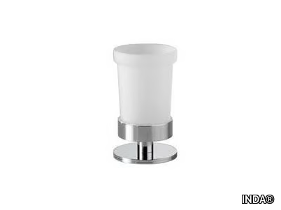 TOUCH - Satin glass toothbrush holder _ INDA®