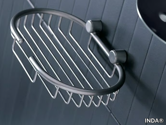 INOX - Wall-mounted stainless steel soap dish _ INDA®