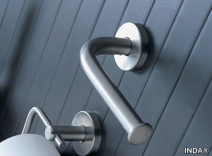 INOX - Stainless steel toilet roll holder _ INDA®