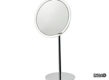 AV058P - Countertop round shaving mirror _ INDA®