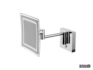 AV258C - Wall-mounted square shaving mirror _ INDA®