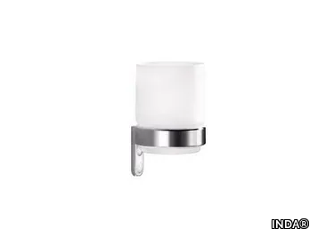 EGO - Satin glass toothbrush holder _ INDA®