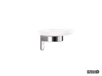 EGO - Wall-mounted satin glass soap dish _ INDA®