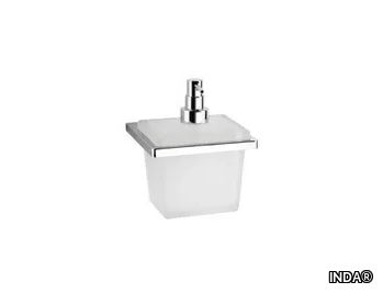 NEW EUROPE - Wall-mounted glass Bathroom soap dispenser _ INDA®