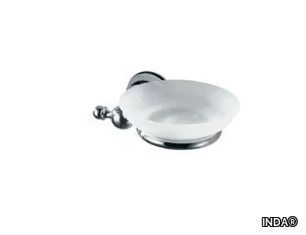 RAFFAELLA - Wall-mounted glass soap dish _ INDA®