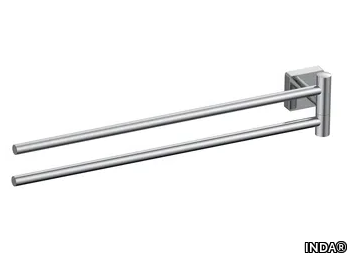 FORUM QUADRA - Swivel brass towel rack _ INDA®