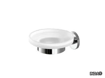 TOUCH - Wall-mounted satin glass soap dish _ INDA®