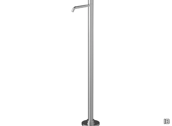 BRERA ERR299 - Floor standing single handle washbasin mixer with automatic pop-up waste _ IB