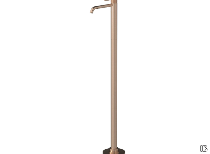 INDUSTRIA EID299 - Floor standing washbasin mixer with automatic pop-up waste _ IB