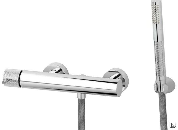 INDUSTRIA ID350 - 3 hole shower mixer with hand shower _ IB