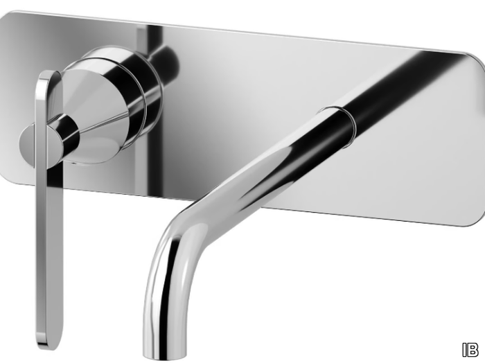 SOHO EOH207 - Wall-mounted washbasin mixer with automatic pop-up waste _ IB