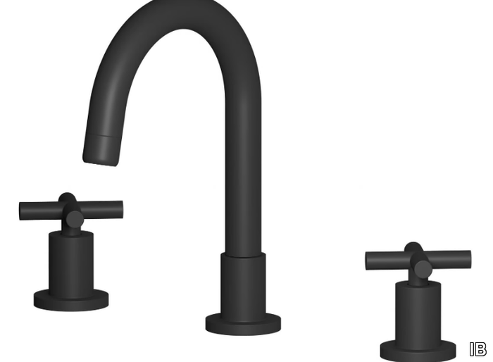 WOW WO390 - 3 hole countertop washbasin tap _ IB