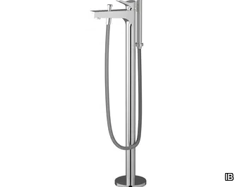 TWITTER ETW399 - Floor standing external bathtub mixer with hand shower _ IB