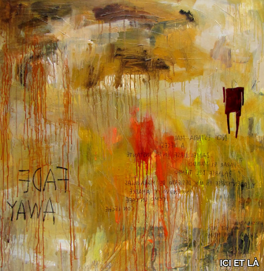 FADE AWAY - Acrylic on canvas _ ICI ET LÀ