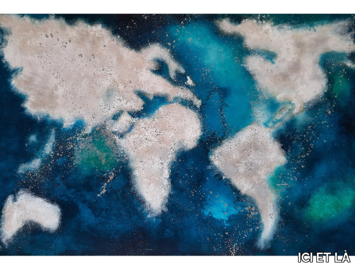 POR UN MUNDO AZUL - Painting _ ICI ET LÀ