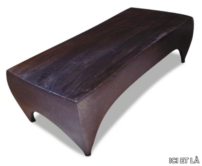 ROBLE - Rectangular steel coffee table _ ICI ET LÀ