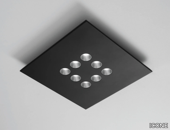 CONFORT - LED aluminium ceiling lamp _ ICONE