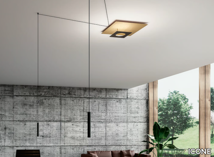 PETRA - Aluminium ceiling lamp _ ICONE