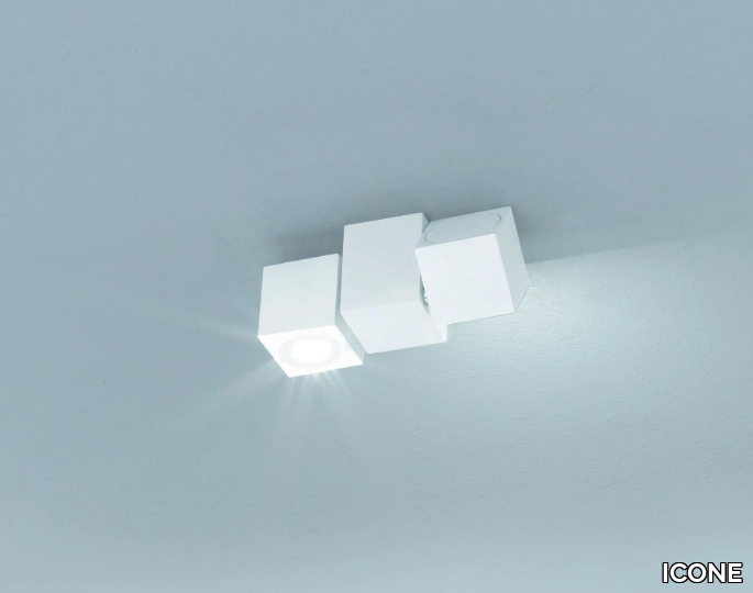 RUBIC - Multiple adjustable LED aluminium spotlight _ ICONE