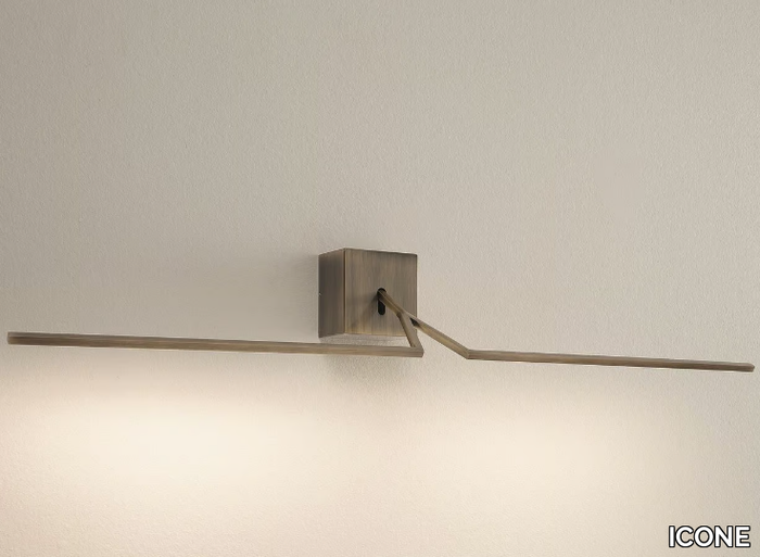 YPSILON - LED brass wall light _ ICONE