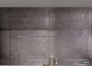 Spillo 100 - LED brass pendant lamp _ ICONE