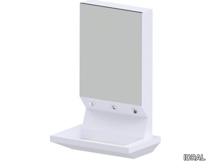 4ALL EASY 10565 - Wall-mounted Public washbasin with mirror _ IDRAL