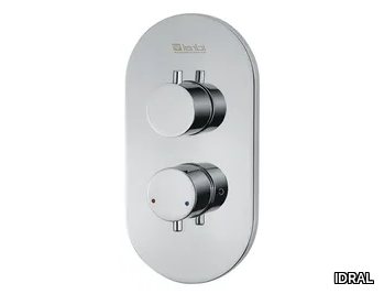 700.A1/1 - Thermostatic iron shower mixer with diverter _ IDRAL