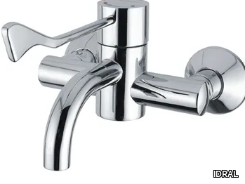 900.25 - Wall-mounted hydroprogressive washbasin mixer _ IDRAL