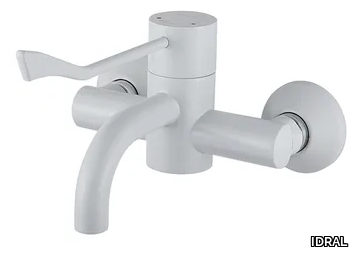 900.25-A - Wall-mounted washbasin mixer with antibacterical coating _ IDRAL