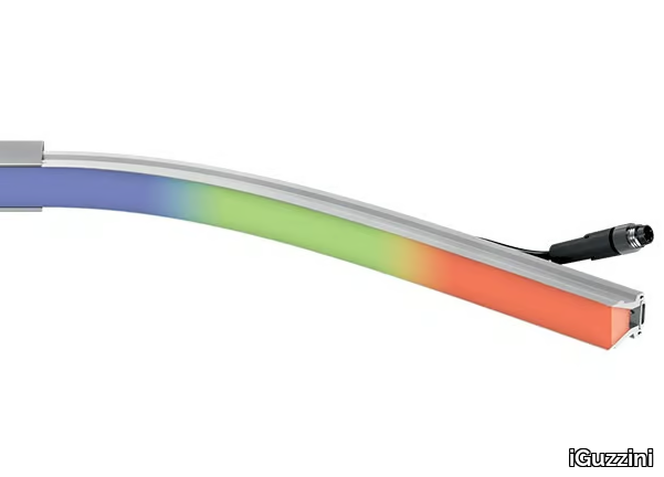 UNDERSCORE INOUT PIXEL TOP BEND - RGB linear lighting profile for LED modules _ iGuzzini