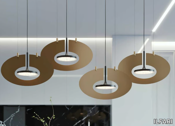 EYE IN THE SKY H4 MINI - LED Anodized aluminium pendant lamp _ ILFARI