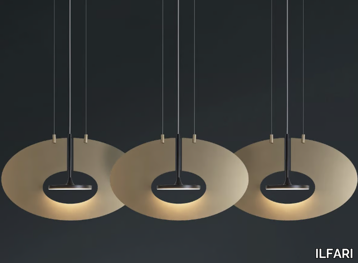 EYE IN THE SKY H3 STANDARD - LED Anodized aluminium pendant lamp _ ILFARI