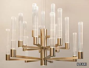 INFINITY H17 + 1 - Glass chandelier _ ILFARI