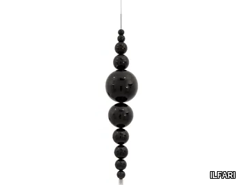 TEARS FROM MOON H1 XL - Blown glass pendant lamp _ ILFARI