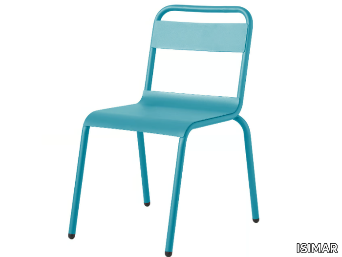 BIARRITZ - Powder coated aluminium garden chair _ ISIMAR