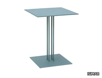 PARADISO - Square steel garden table _ ISIMAR