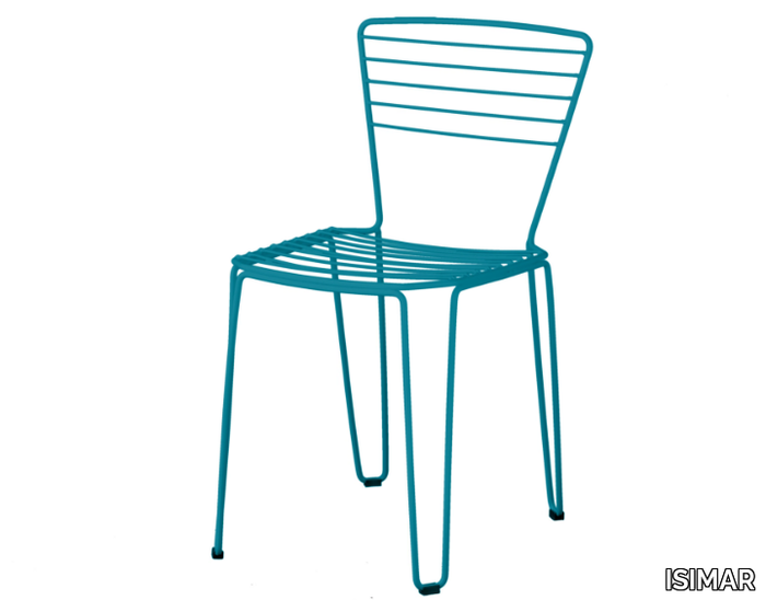 MENORCA - Galvanized steel garden chair _ ISIMAR