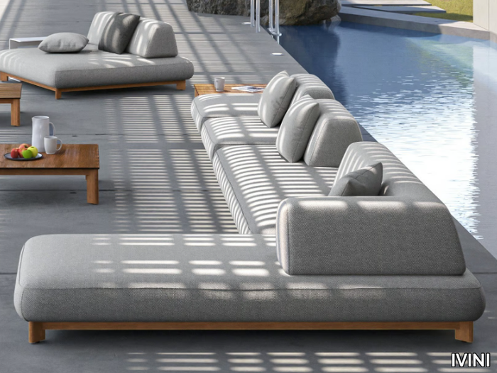 CALA - Modular Sunbrella® fabric garden sofa _ IVINI