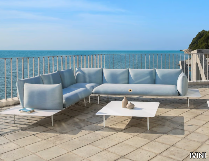 KONA - Modular fabric garden sofa _ IVINI