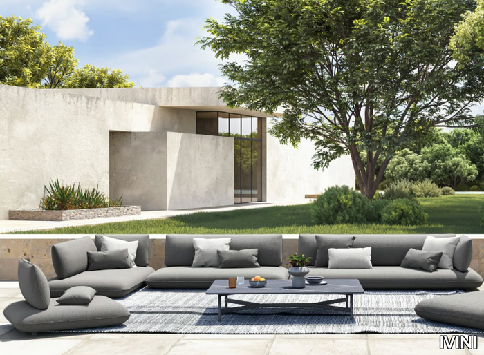 OZE - Modular Sunbrella® fabric garden sofa _ IVINI