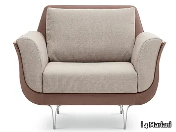 BRERA - Fabric armchair with armrests _ i 4 Mariani