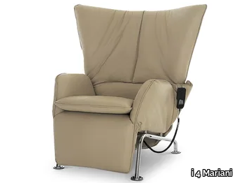 SINGLE - Recliner armchair with footstool _ i 4 Mariani