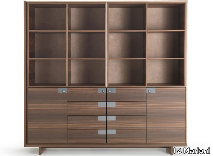 CARTESIANO - Open tall wooden office shelving _ i 4 Mariani