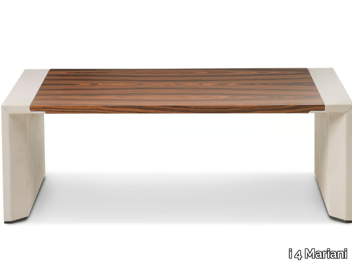 CROSSING - Rectangular wooden coffee table _ i 4 Mariani