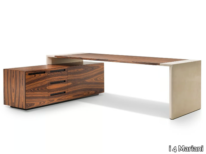 CROSSING - L-shaped wooden executive desk _ i 4 Mariani