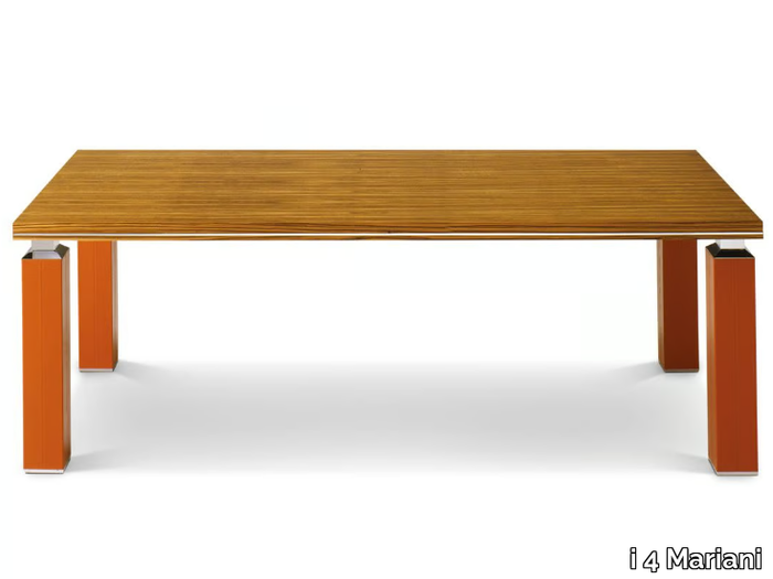 ARES - Square wood veneer meeting table _ i 4 Mariani