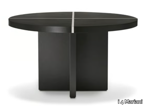 BLADE - Round wooden meeting table _ i 4 Mariani