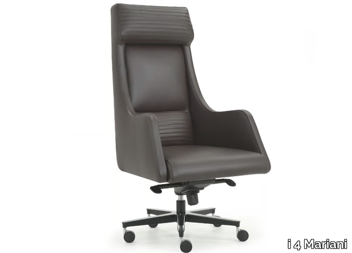 IBIS - Swivel high-back leather executive chair _ i 4 Mariani